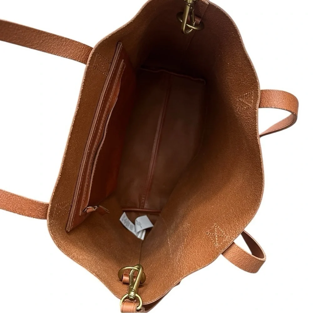 Madewell Leather Transport Tote Cognac - Picture 3 of 7